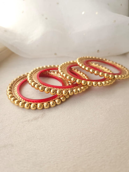 Rajputi sona 4 gokhru bangle set