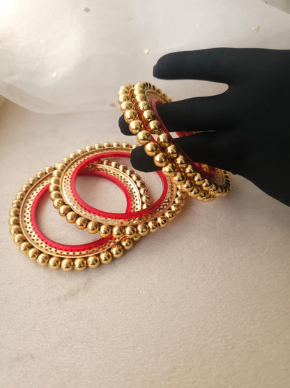 Rajputi sona 4 gokhru bangle set