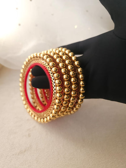 Rajputi sona 4 gokhru bangle set