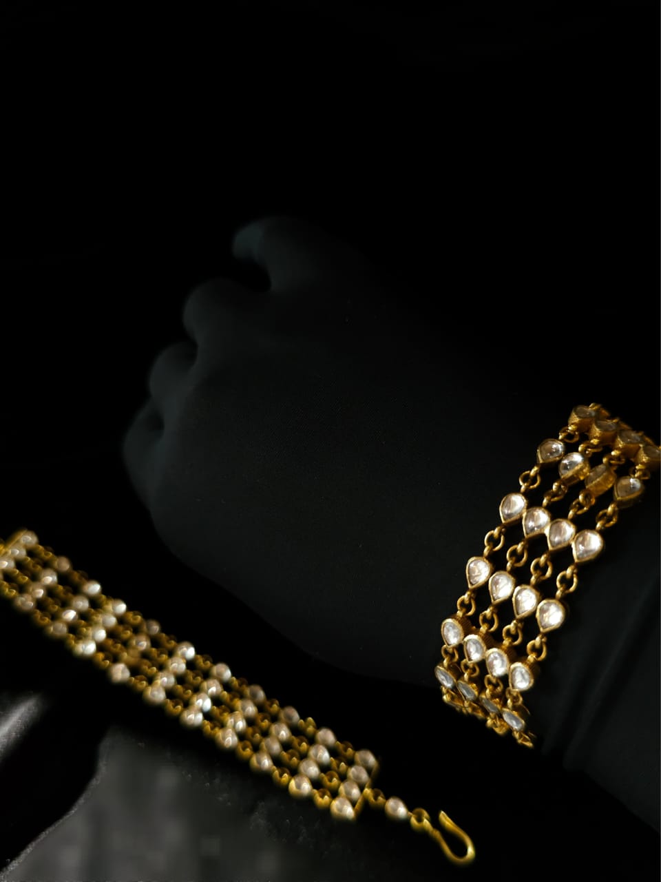 19th century silver bracelet