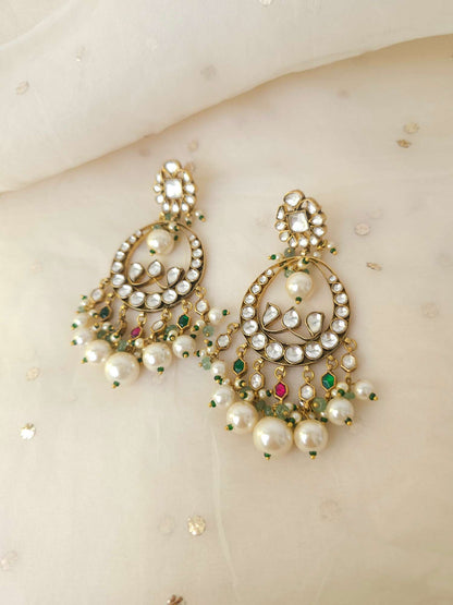 Mr & Mrs 55 chandbali earrings