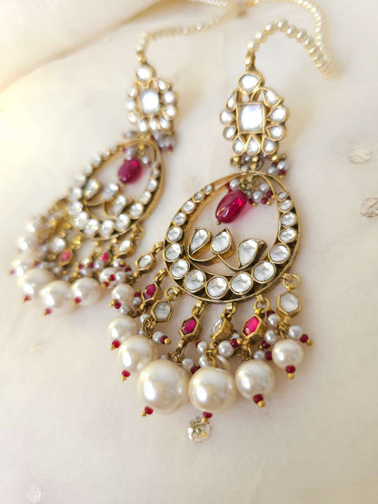 Mr & Mrs 56 chandbali earrings