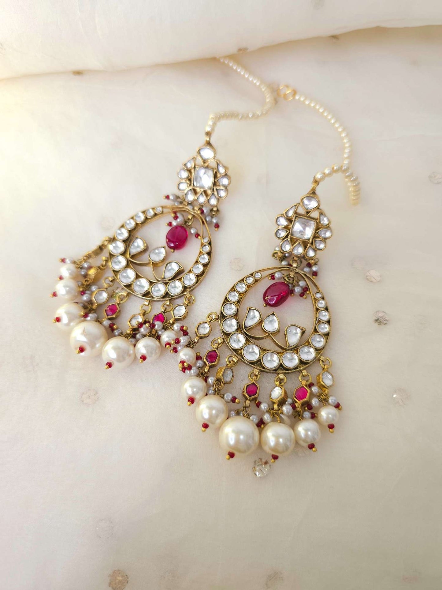 Mr & Mrs 56 chandbali earrings