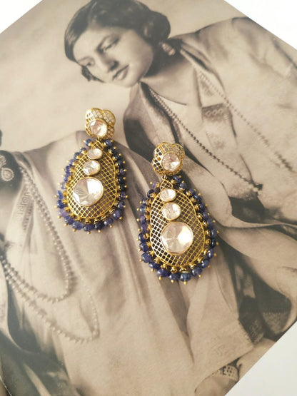 Udai pol lattice earrings