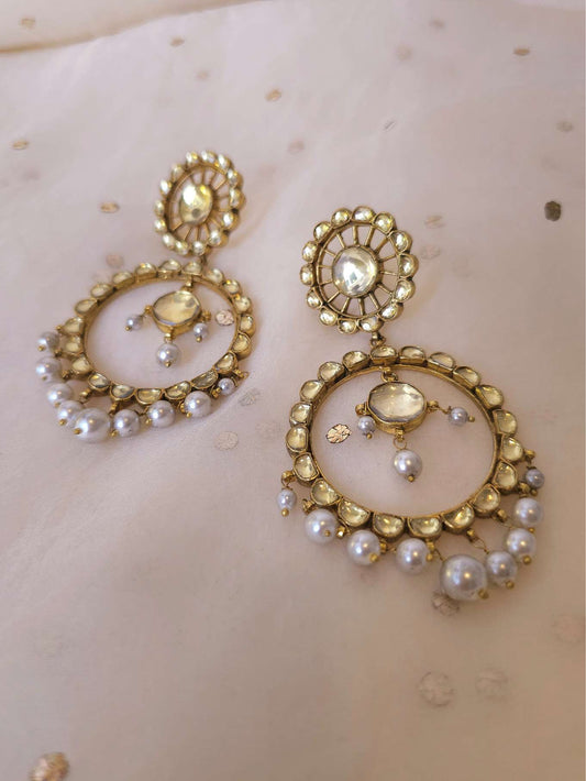 Gorbandh hoop chandbali