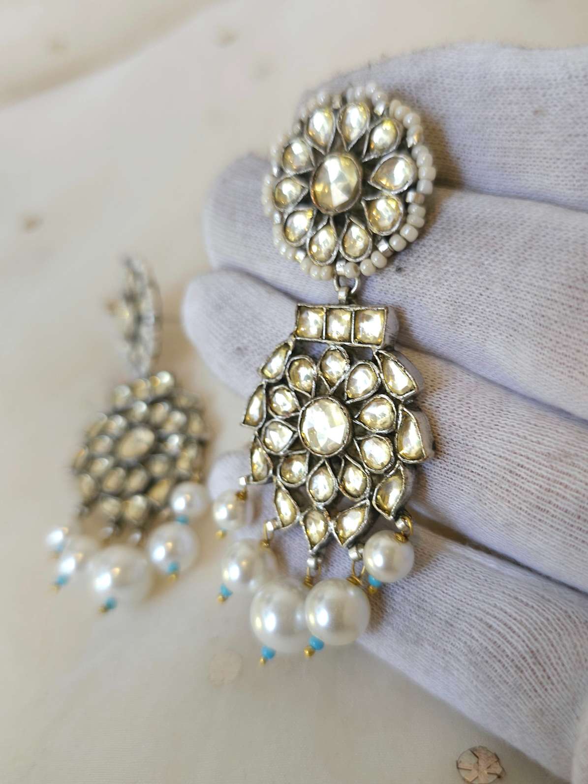 Jal mahal chandelier earrings