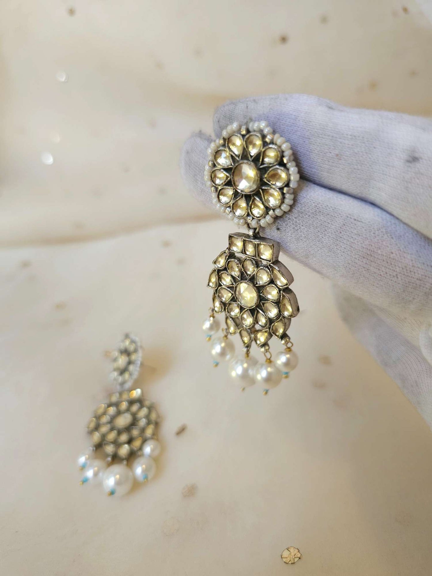 Jal mahal chandelier earrings