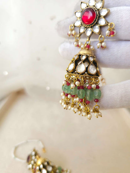 Mradu-Rasa Jhumka earrings
