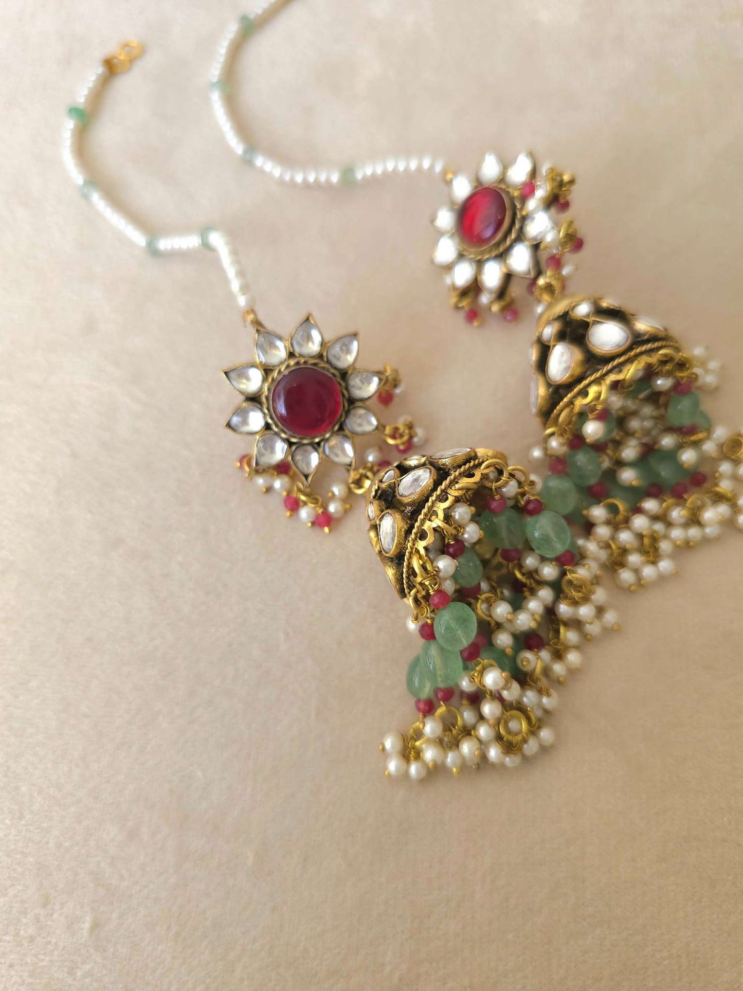Mradu-Rasa Jhumka earrings
