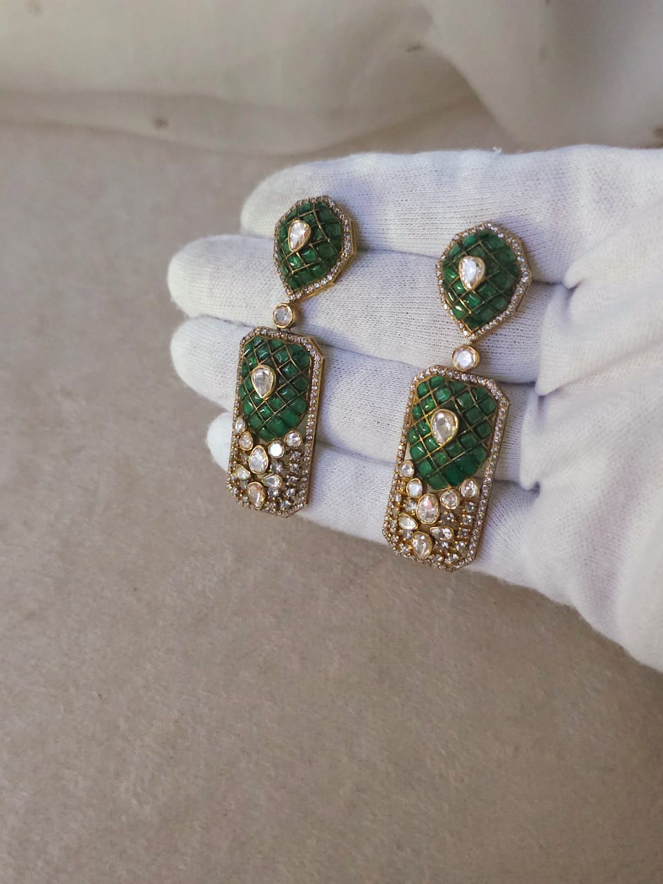 The green gate spring earrings