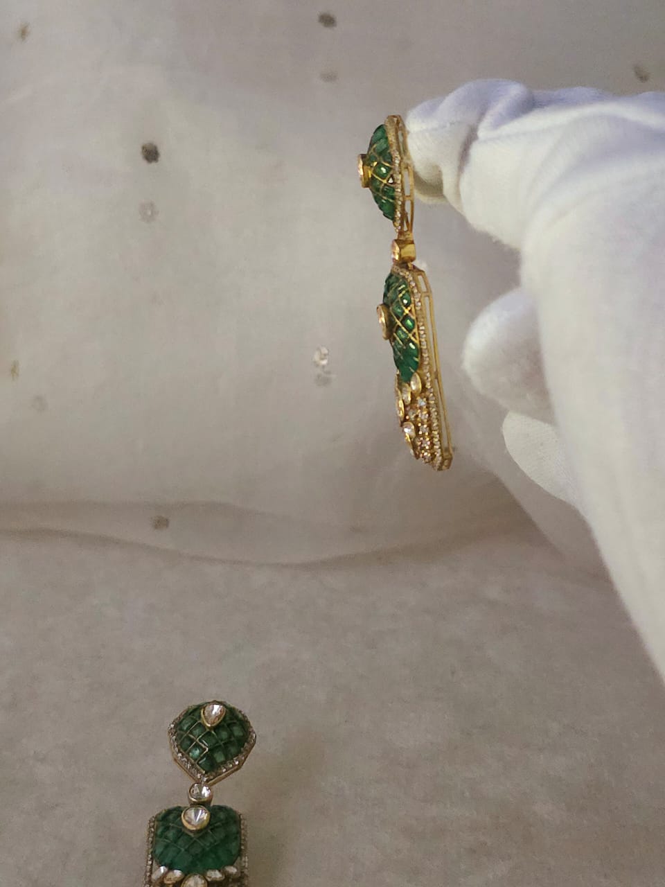 The green gate spring earrings