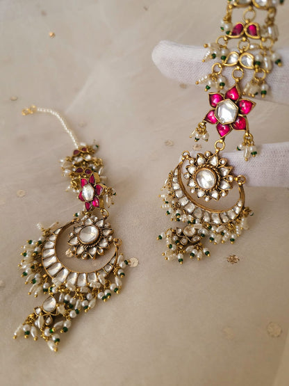 Scarlet lotus chandbali