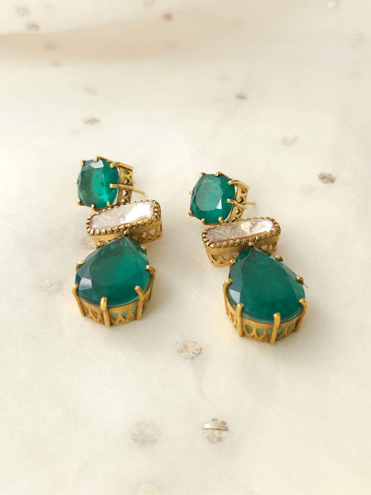 Maniharo ka polki earrings