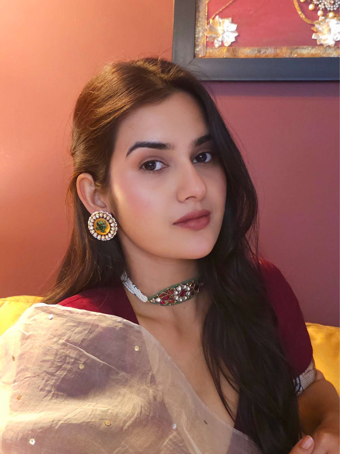 Paan kamal studs