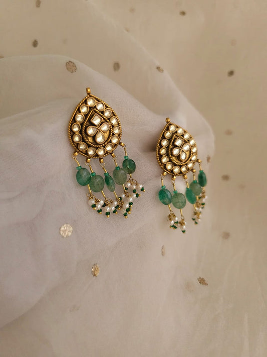 Green sophie earrings