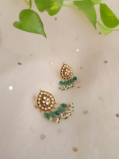 Green sophie earrings