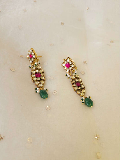 Mradu-rasa long earrings