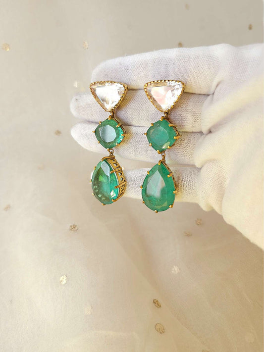 Khazanowalo ka polki earrings