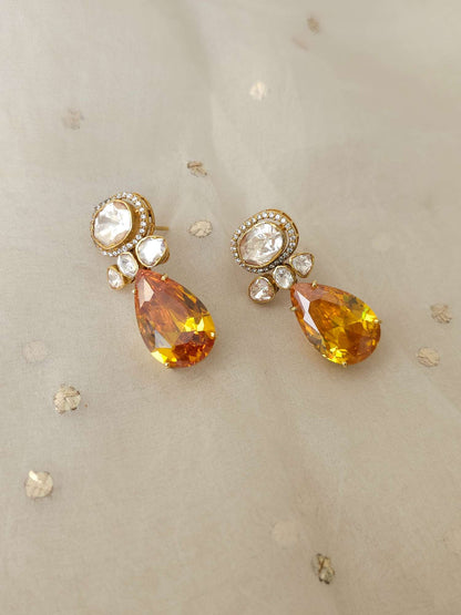 Palmeria silver earrings