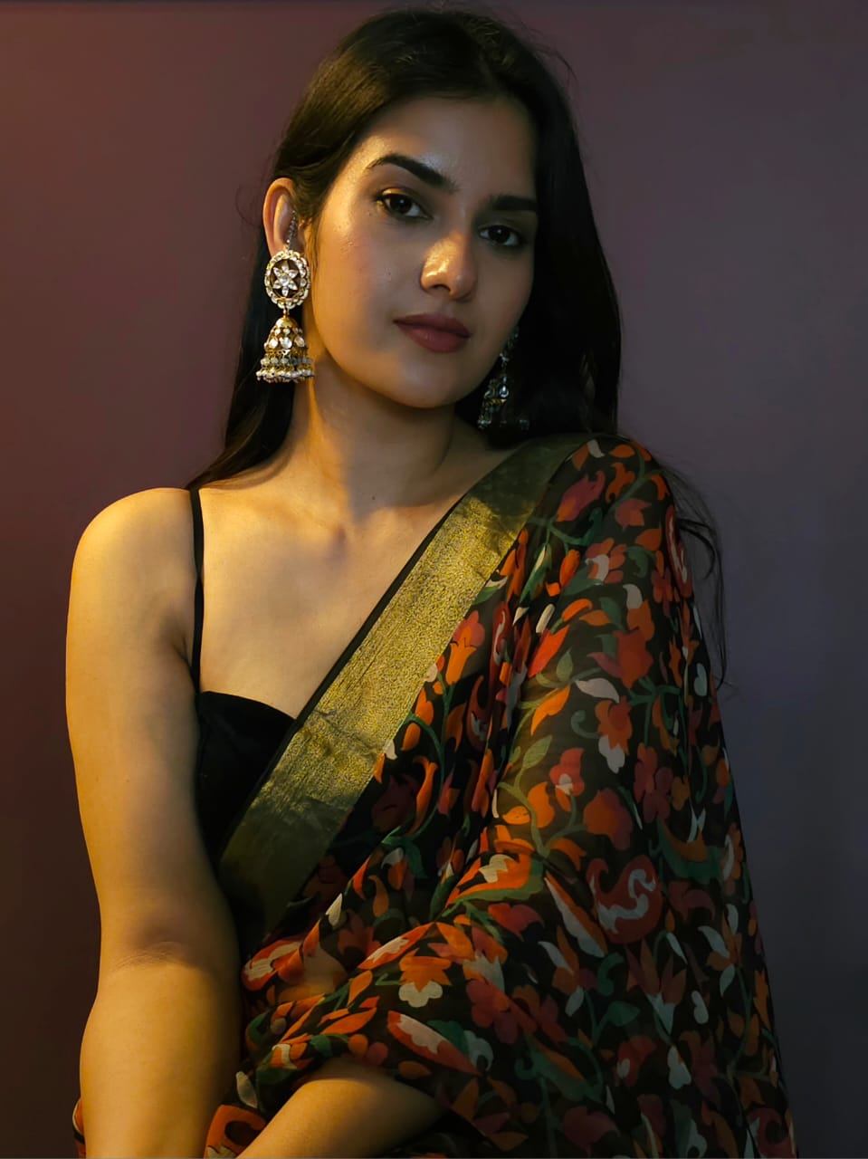 Totem jhumka earrings