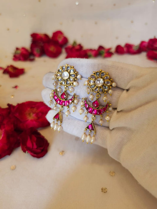 Pop nakshatra pearl earrings