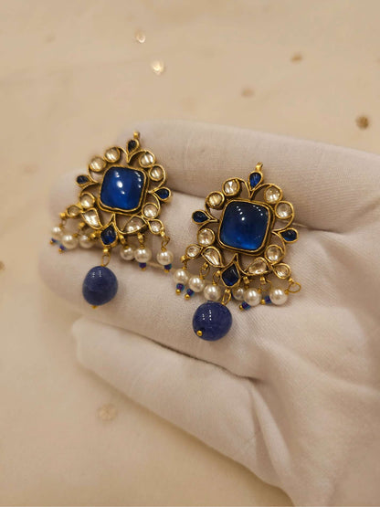 Surajpole admiral silver earrings