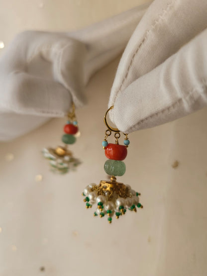 Chilka blush earrings