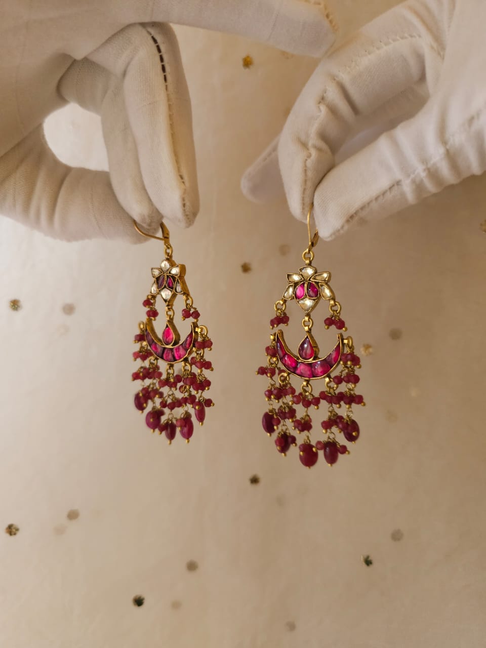 Carmine ruby necklace