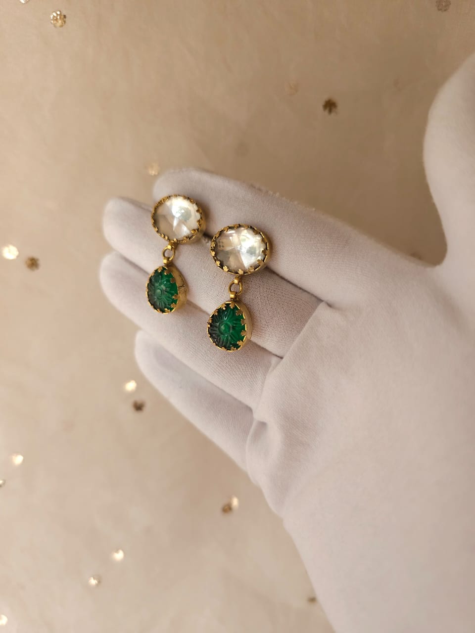 Divine bodhi golden earrings