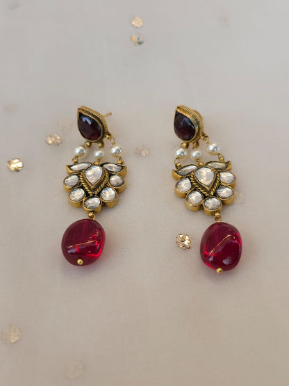Har singaar mahogany earrings