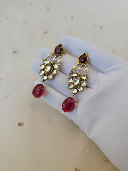 Har singaar mahogany earrings