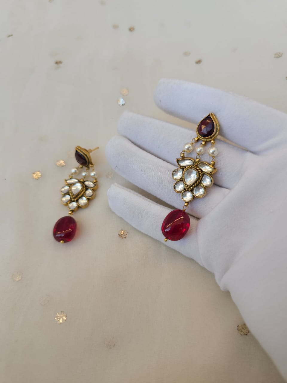 Har singaar mahogany earrings