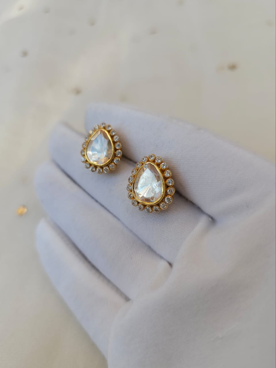 Rose dwar silver studs