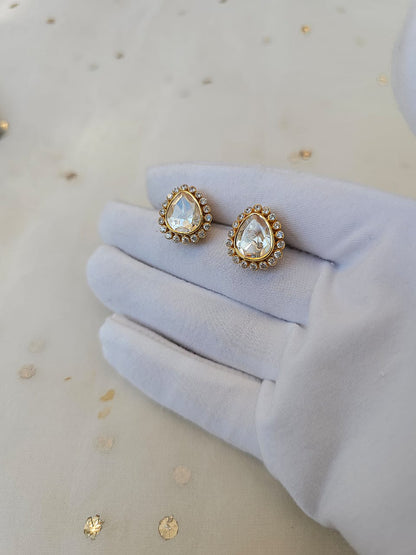 Rose dwar silver studs