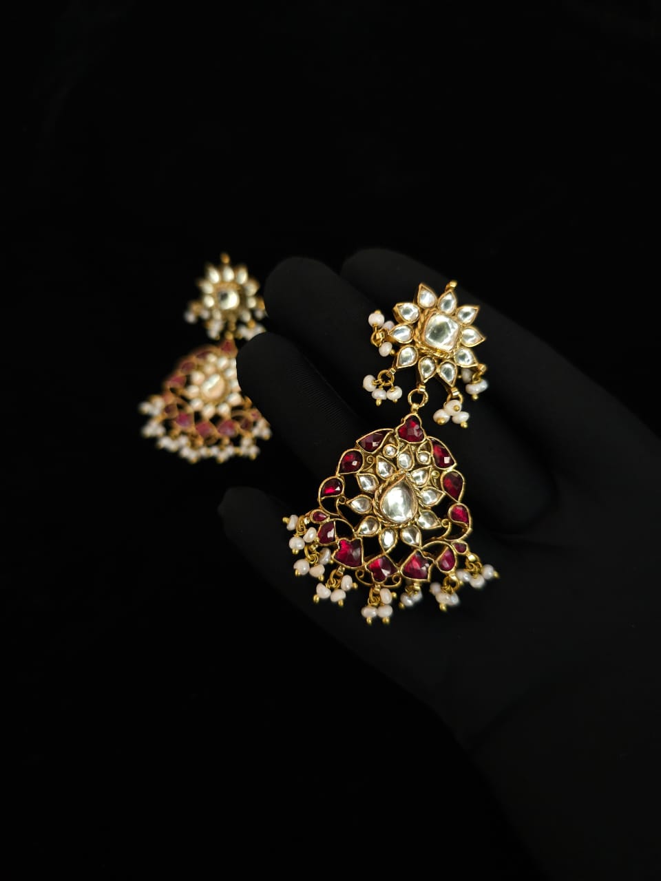 Pride of 19th century silver earrings