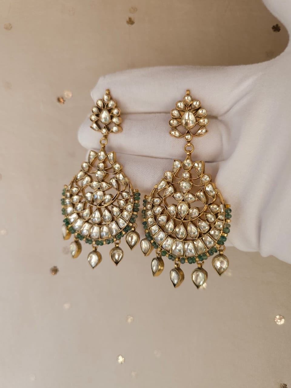 Tilottama chandbali earrings