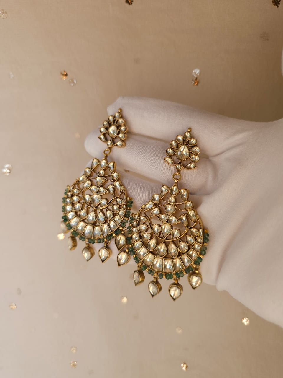 Tilottama chandbali earrings