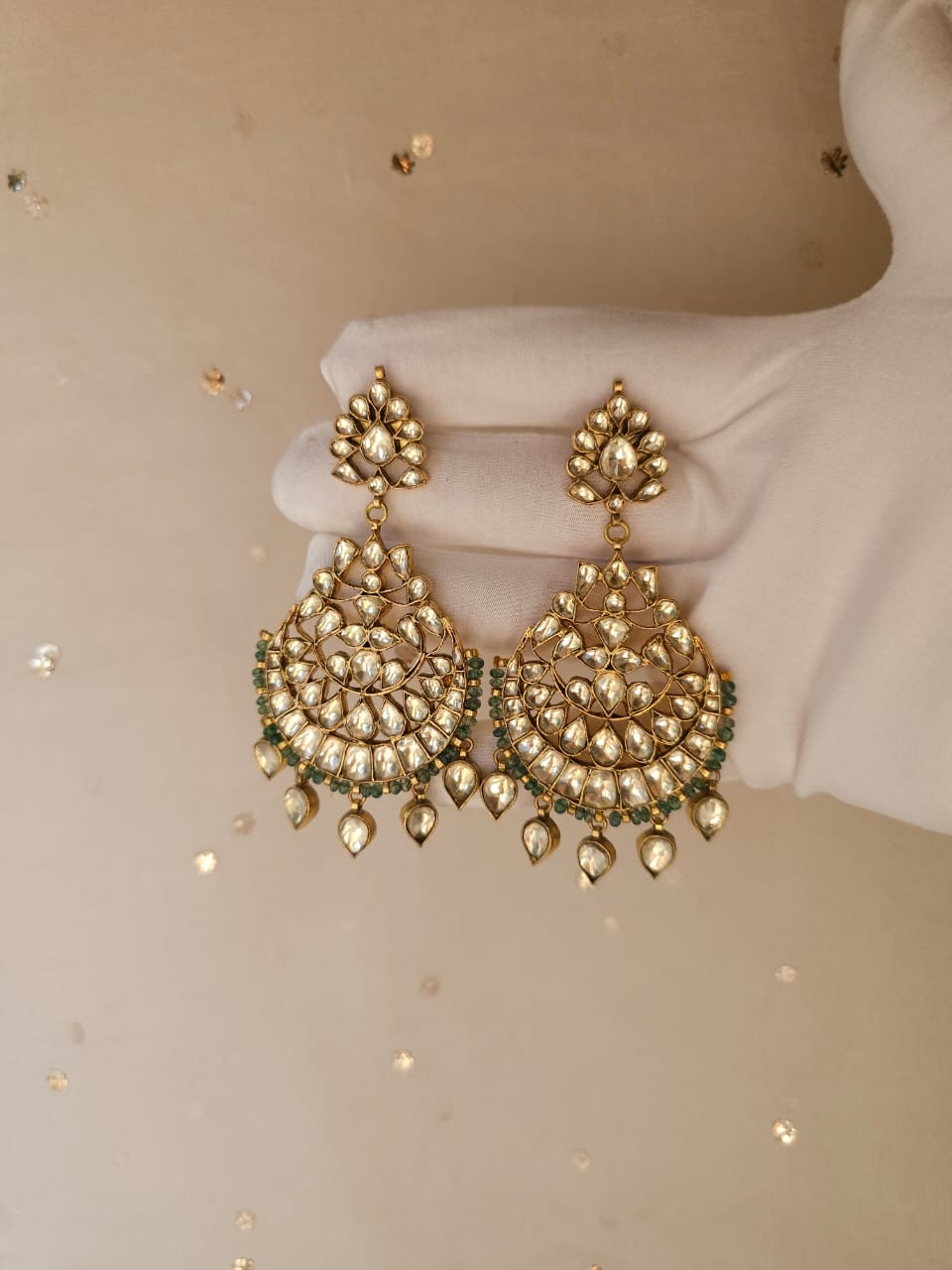 Tilottama chandbali earrings