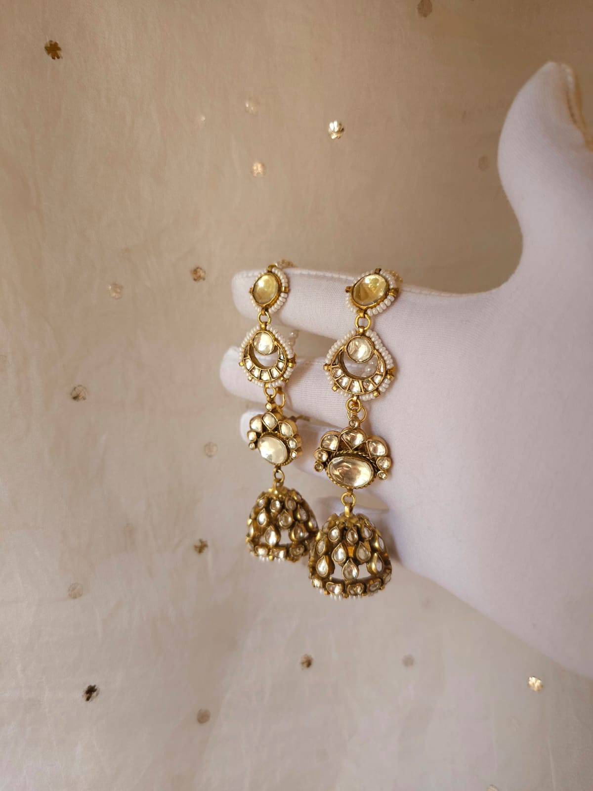 Tilottama jhumka earrings