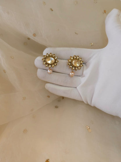 Raas leela pearl studs