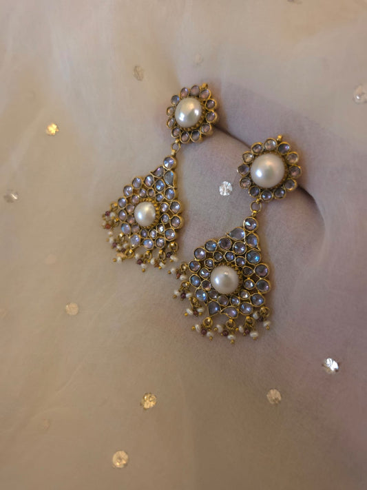 Sandhya jhanki pearl earrings