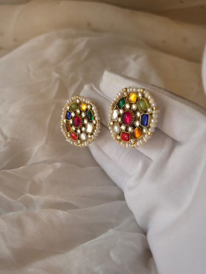 Navgraha kirti studs