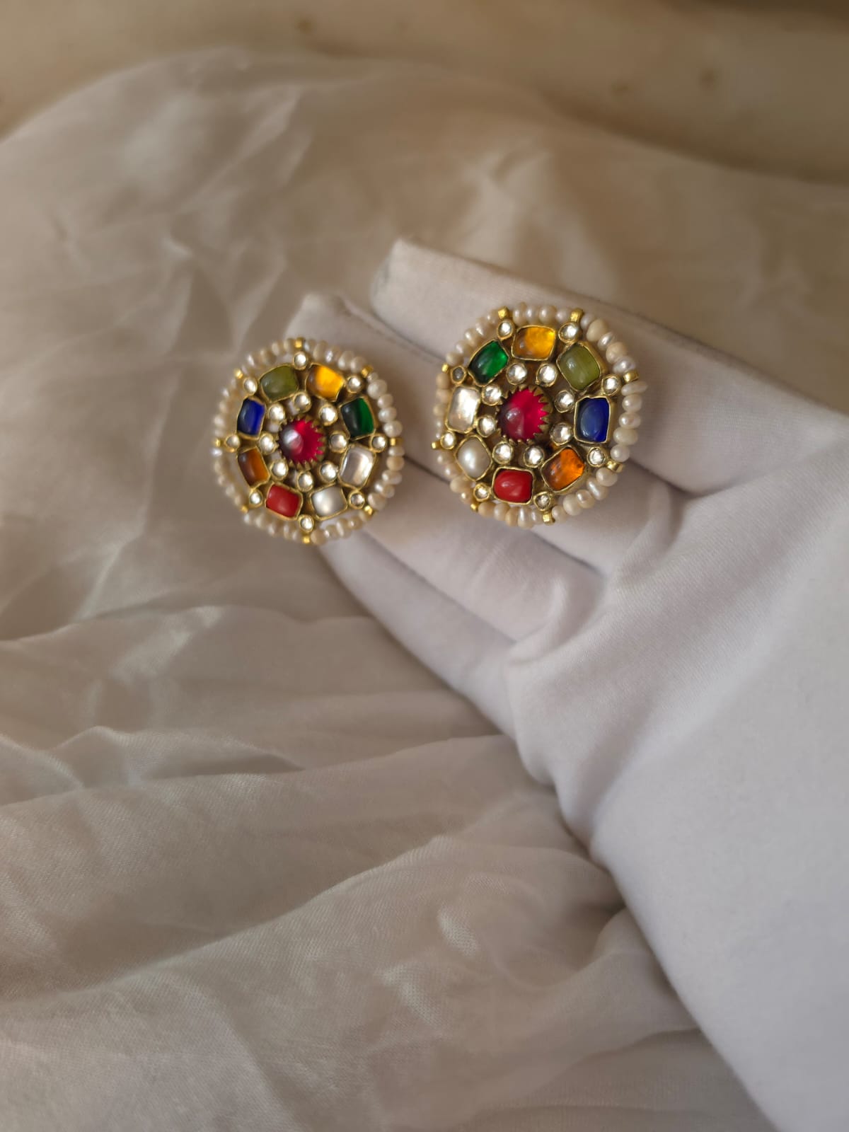 Navgraha kirti studs