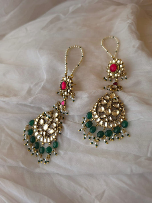 Pushkara beryl chandbali