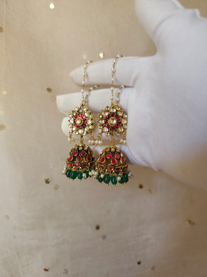 Scarlet affair necklace set