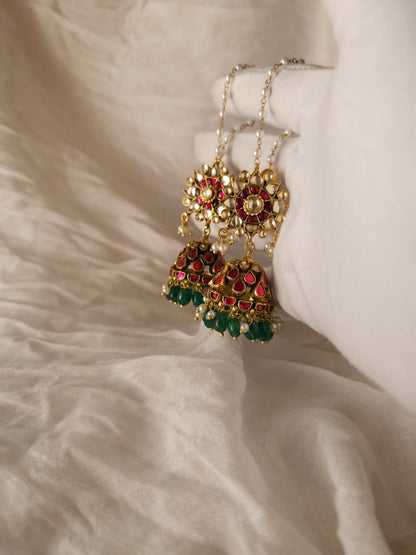 Scarlet affair necklace set