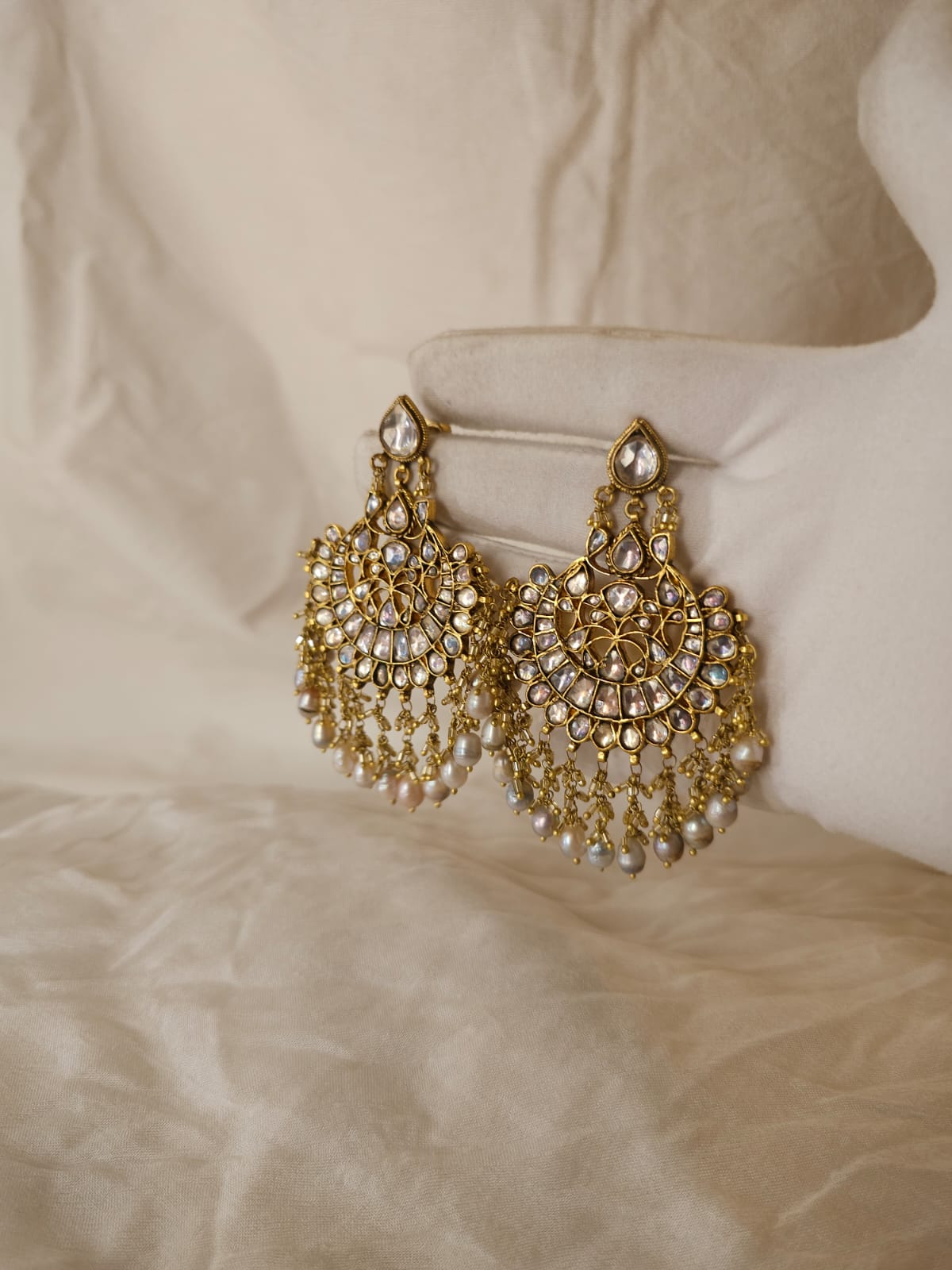 Golden belle fairy chandbali