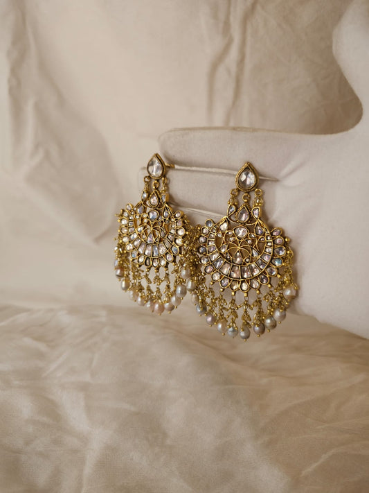 Golden belle fairy chandbali
