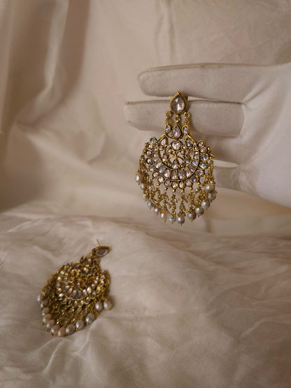 Golden belle fairy chandbali