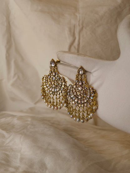 Golden belle fairy chandbali